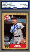 Wade Boggs Cards, Rookie Cards and Autographed Memorabilia Guide 41
