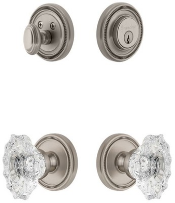 Grandeur SOLBIA_SP_ESET_238 Soleil Solid Brass Single Cylinder - Nickel
