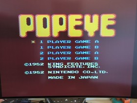 Popeye / Nintendo NES / PAL B / FRA ASD 5 Screws 5 Vis