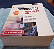 Microsoft Windows 2000 Professional Resource Kit 1700 plus pgs IT PROFESSIONAL