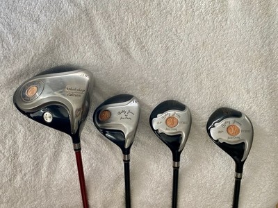 Bobby Jones Jesse Ortiz Driver, 3W, And Hybrid Set 4 Clubs Total R/H *Very Nice*