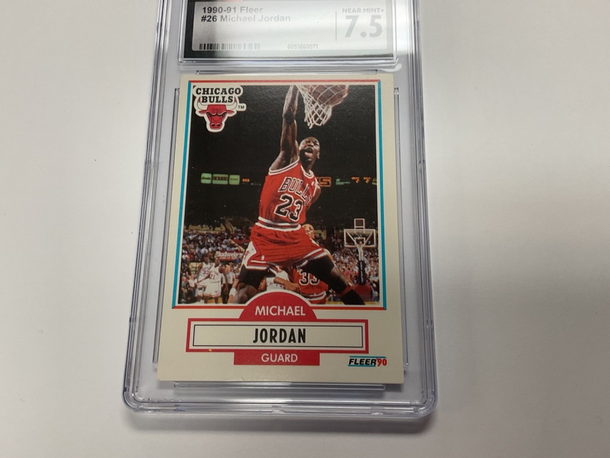 1990-91 Fleer Michael Jordan #26 BULLS HOF GOAT 🐐 🔥NM 7.5 | eBay