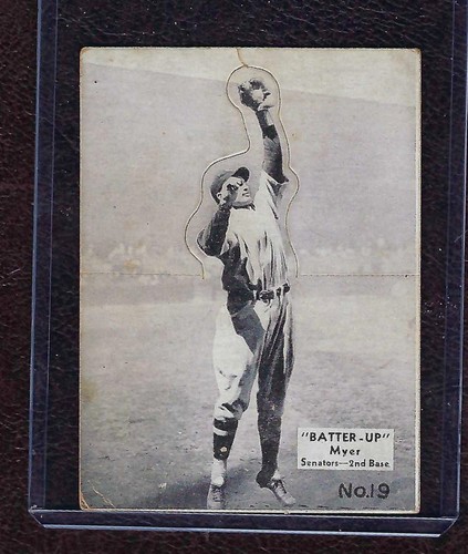 Buddy Myer #19 1934 Batter Up card