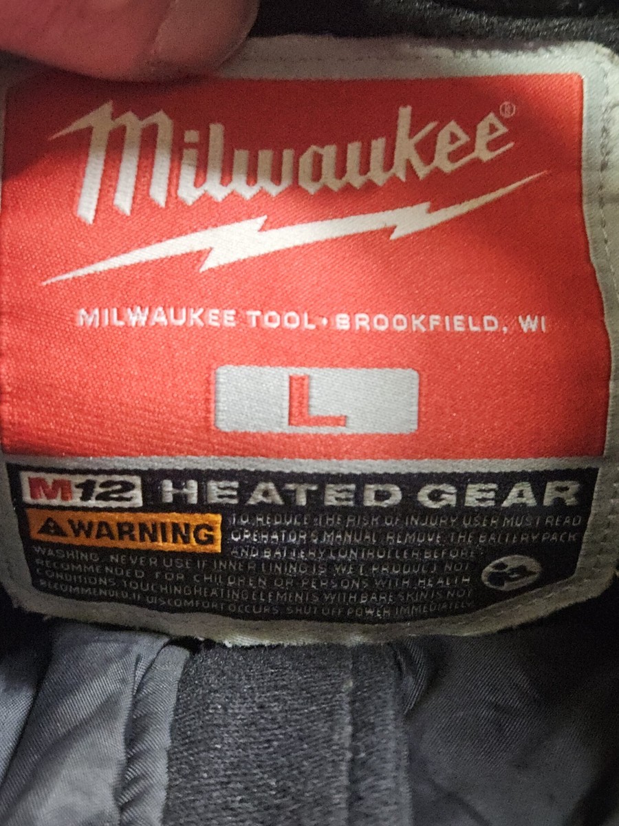 Large Milwaukee Toughshell M12 Heated Jacket Black - Missing Battery & Charger  View 4