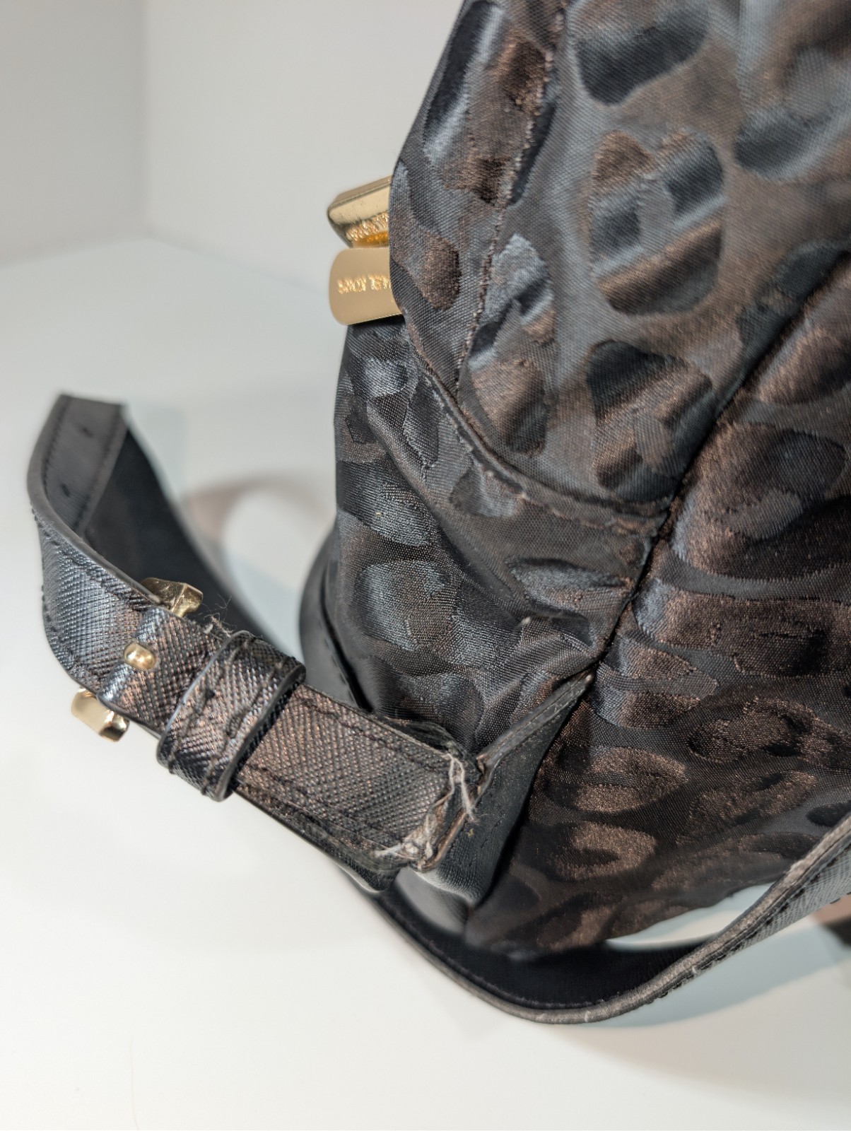 Michael Kors Medium Leopard Jacquard Backpack - image 4