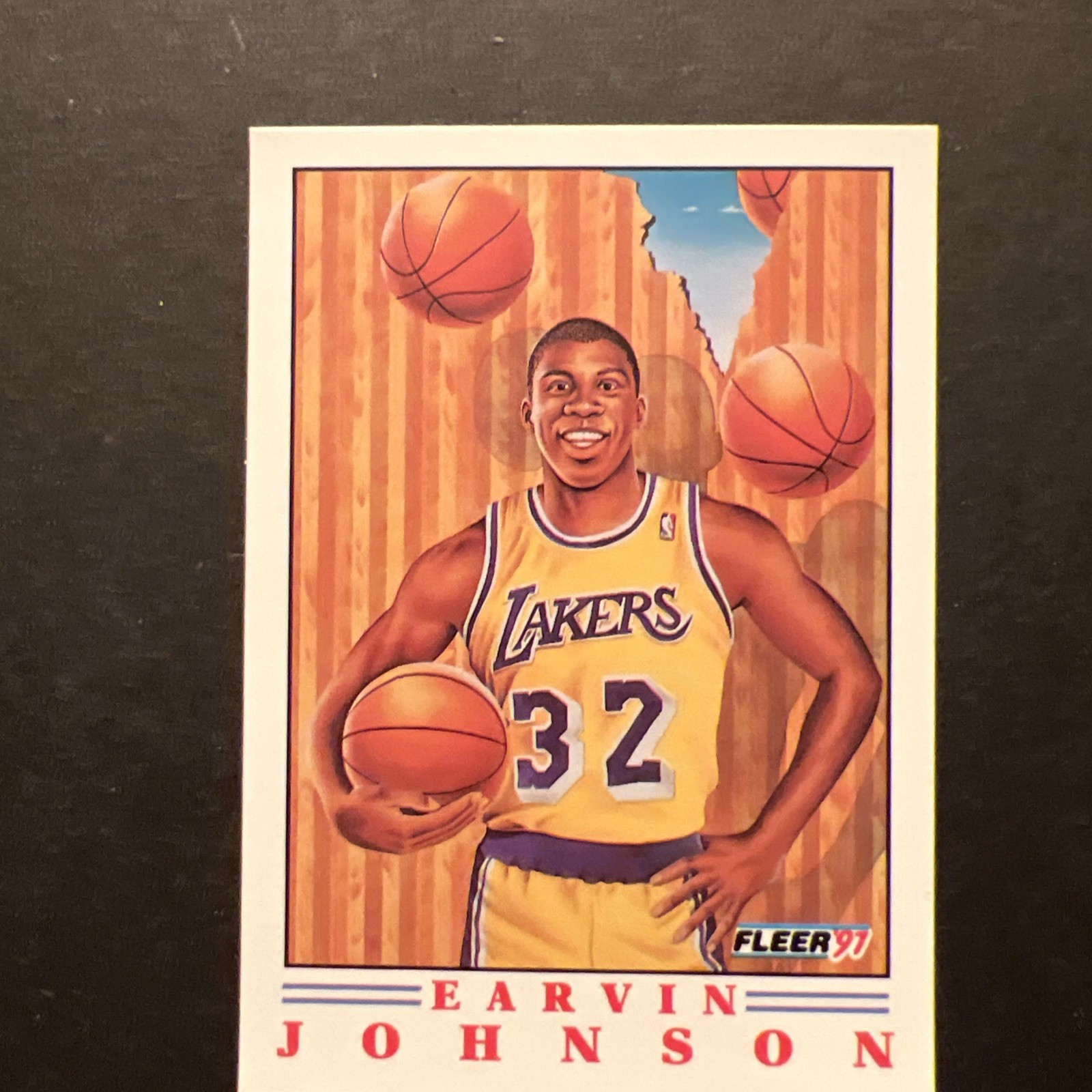 1991-92 Fleer - Pro Vision Magic Johnson #6