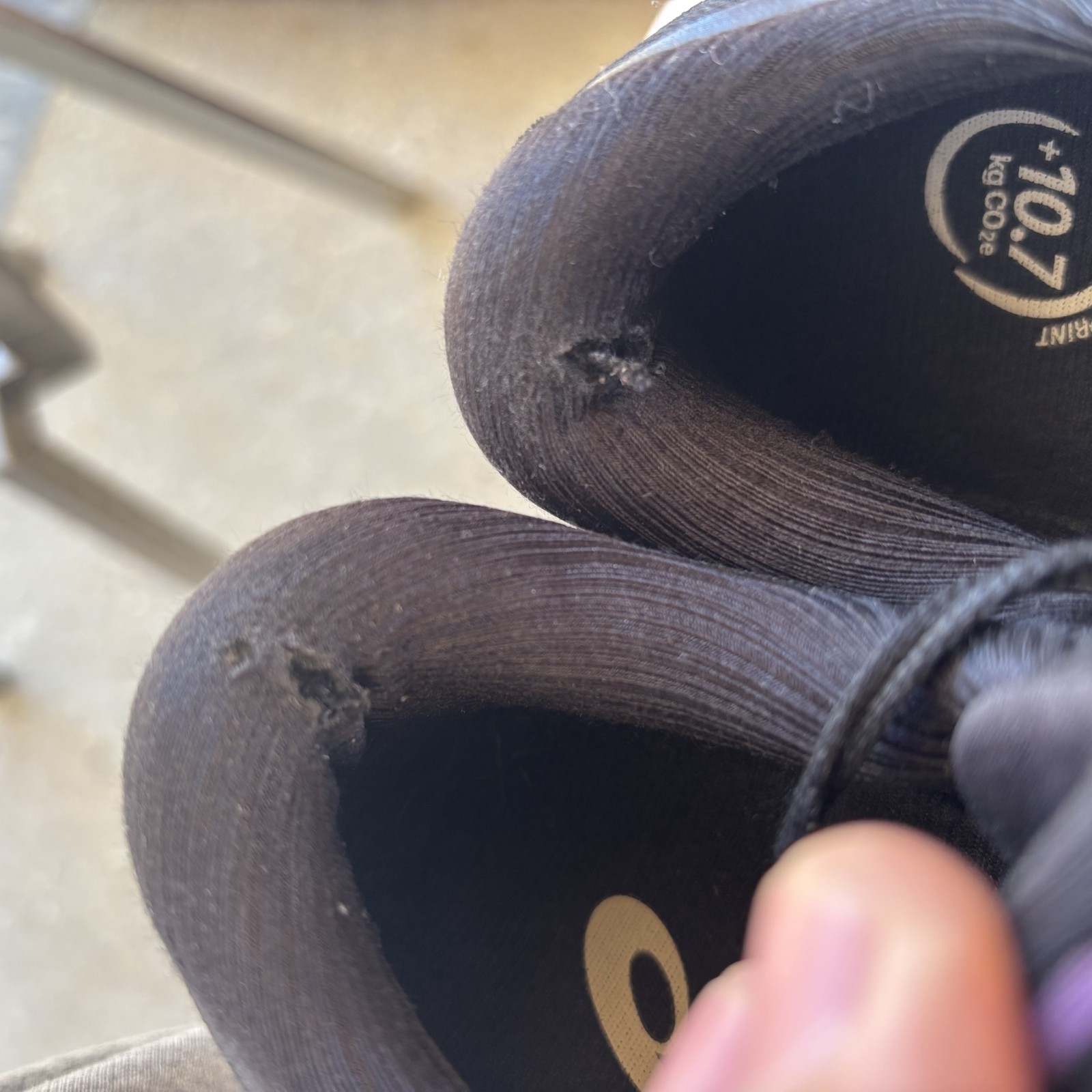 Asics Gel Kayano 30 Shoes Women's Size 7.5 Black Blue Athletic Running Sneakers thumbnail 6