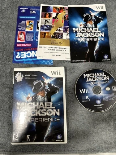 Michael Jackson: The Experience (Nintendo Wii, 2010) ~ Manual & Tested