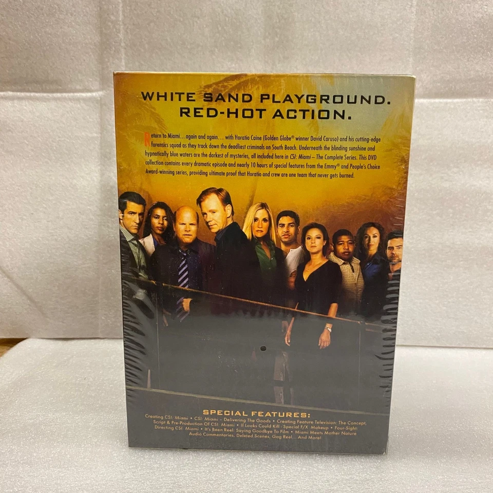 CSI Miami: полный сериал сезоны 1-10 (DVD 65-диск бокс-сет) новый и запечатанный - Изображение 3 из 4