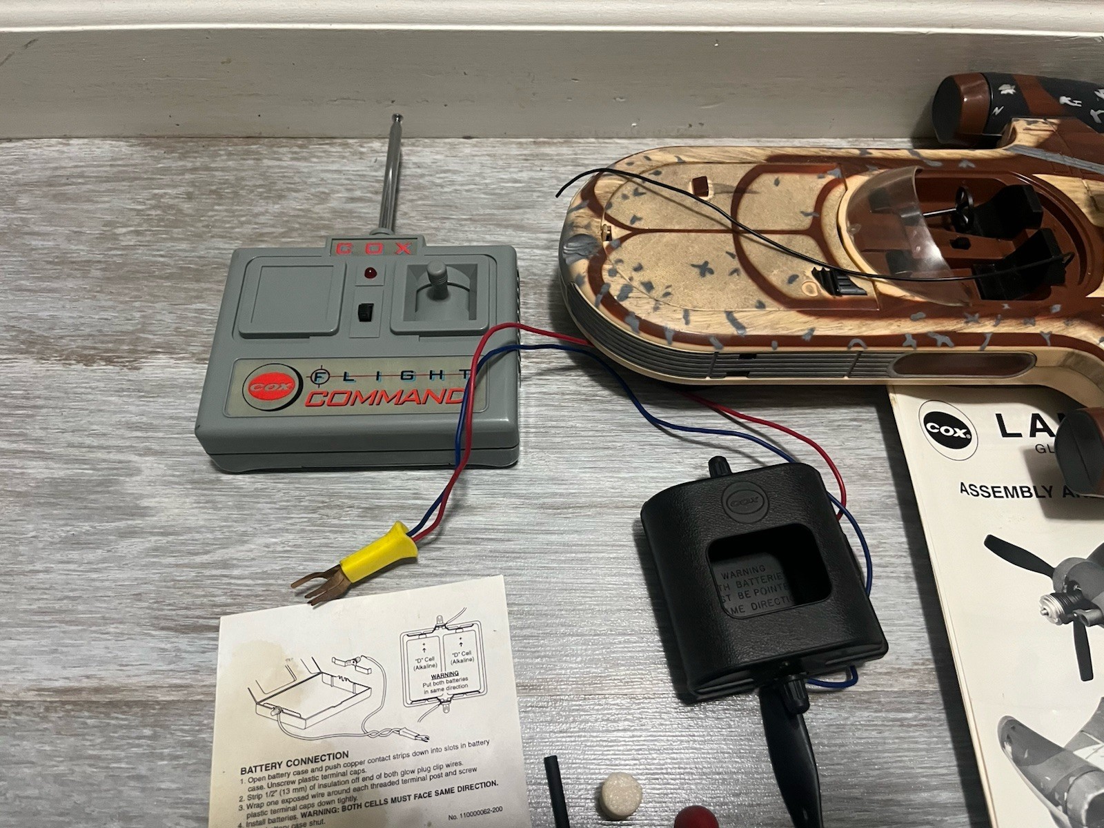 Star Wars Luke Skywalker Landspeeder Glow Fuel Powered R/C Vehicle Cox