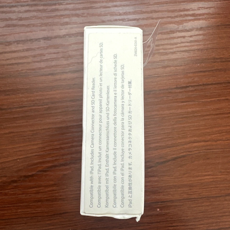UNOPENED Apple iPad Camera Connection Kit | MC531ZM/A - A1358, A1362 | NEW 2010 - Image 4 of 4