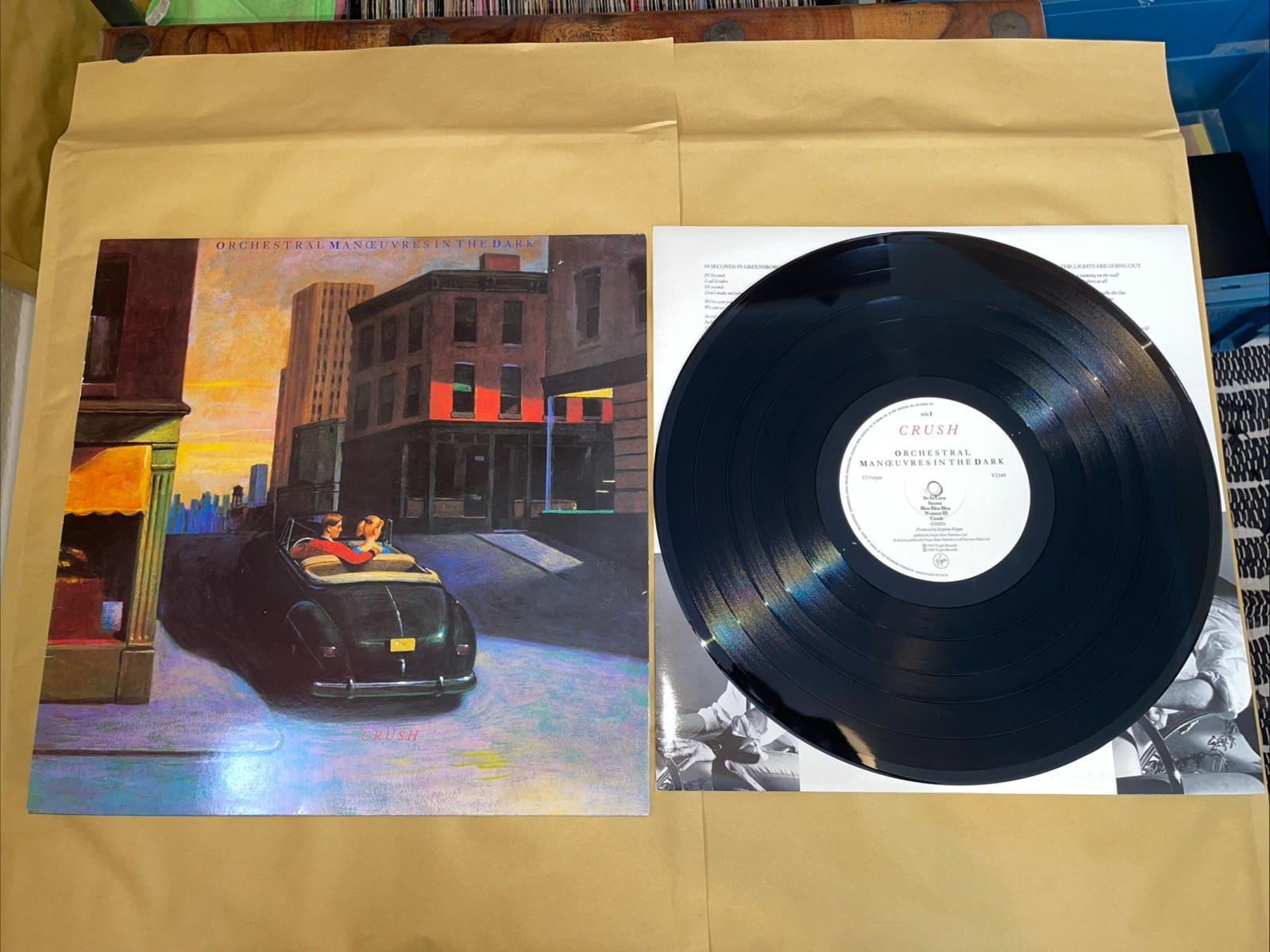 Orchestral Manoeuvres in the Dark - Crush - 12”lp A1/B1 Ex/ex+ 1985