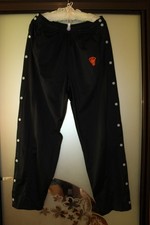 Vintage 90s Nike Basketball Tearaway Track Pants Snap Buttons White Tag  L