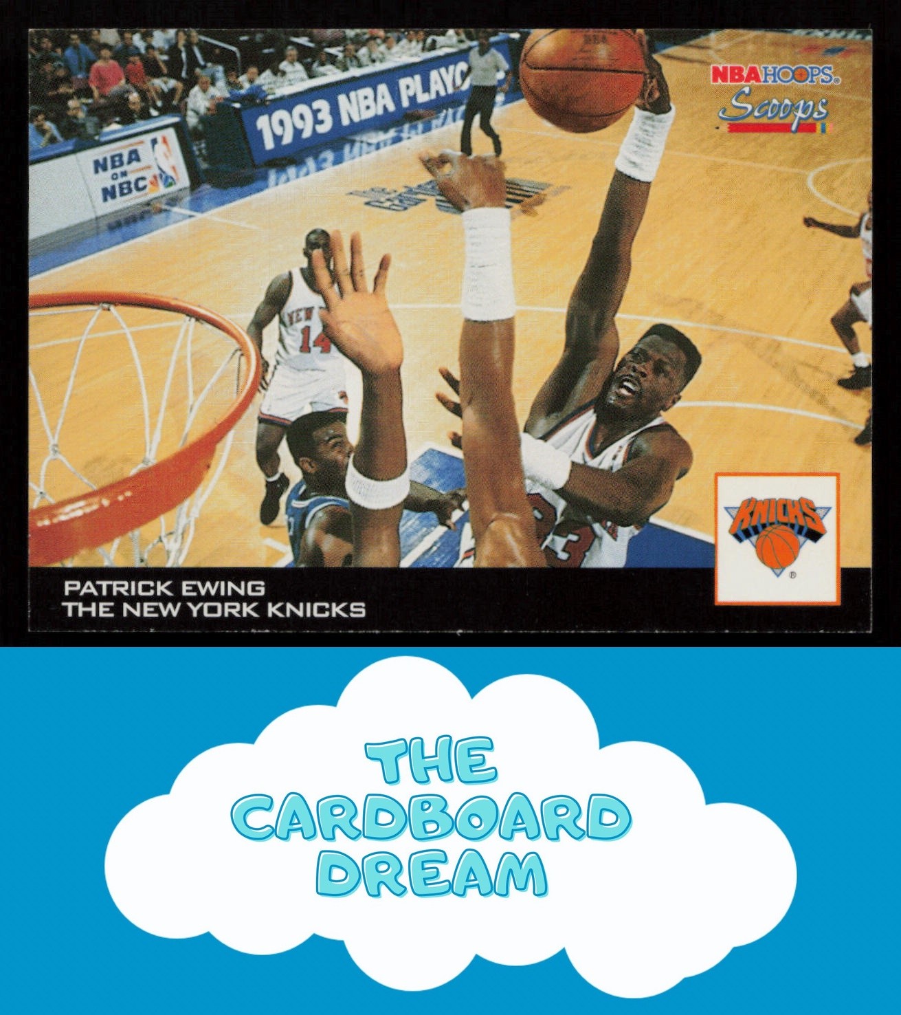 Patrick Ewing 1993-94 Hoops Scoops #HS18 HOF New York Knicks Basketball Card