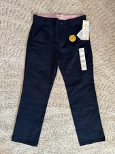 Cat Jack Girls Navy Uniform pants size 7 NWT