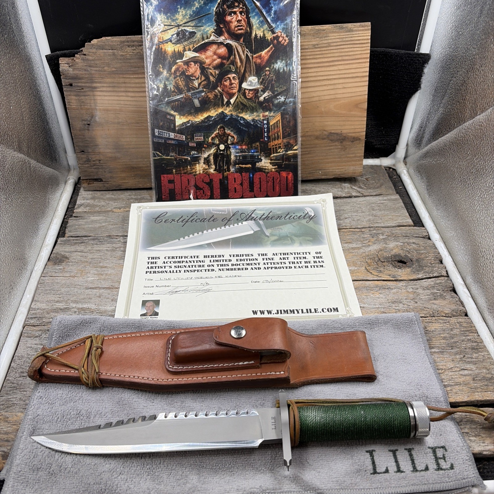 Jimmy LILE Vaughn Neeley Lile Utility series Rambo Knife First Blood