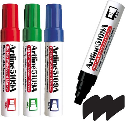 5109A Magnum White Board Markers Dry Erase with Jumbo Big Nib for Clear, Visible