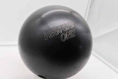 15.14lbs Vintage Columbia 300 Vector One Black Bowling Ball