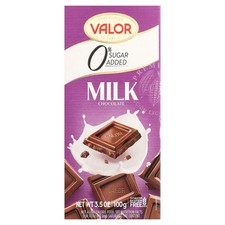 Milk Chocolate, 0 Sugar Added, 3.5 oz 100 g 
