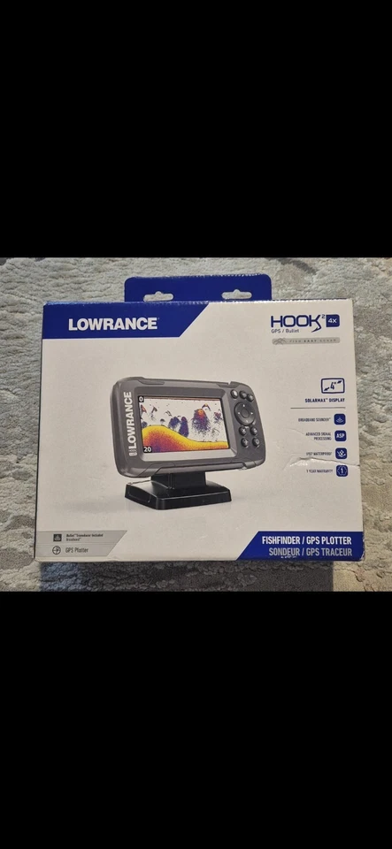 Lowrance Hook2-4x GPS Bullet Skimmer Fishfinder - Image 2 of 4
