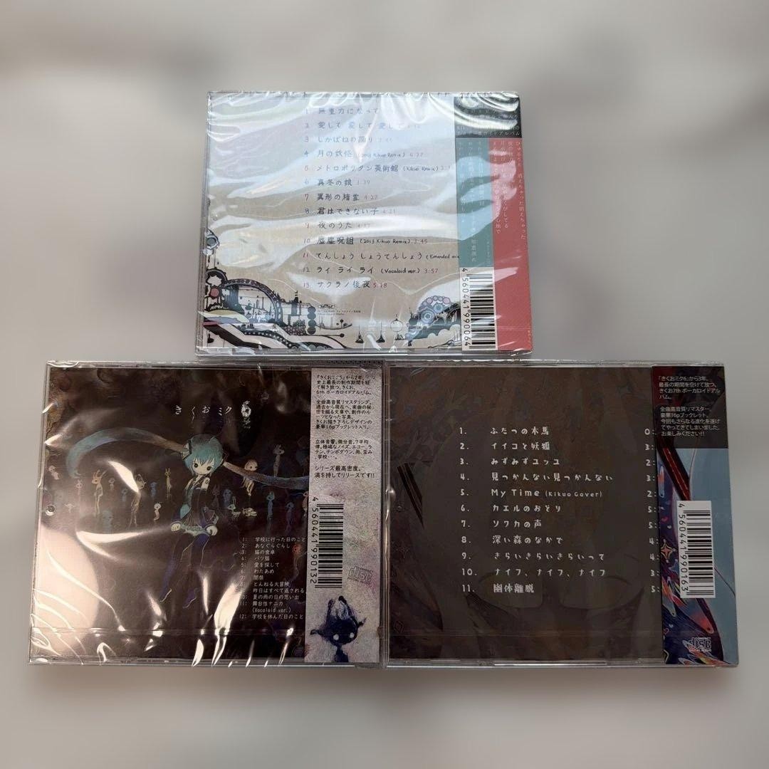 Kikuo CD KIKUO MIKU 3 6 7Hatsune MIKU Set of 3 | eBay