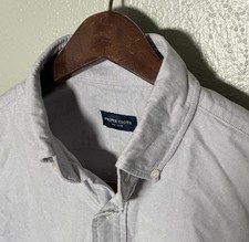 Proper Cloth Gray Oxford Cloth Button Down Shirt OCBD Custom 15.5/35 Slim Fit