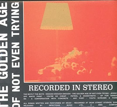 The Golden Age of Not Even Trying - Dead! CD WTVG The Cheap Fast Free Post