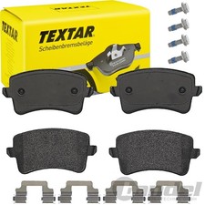 TEXTAR BREMSBELAGSATZ HINTEN für AUDI A4 (B8) + AVANT A5 Q5 (8RB) PR-NR: 1KE 1KP