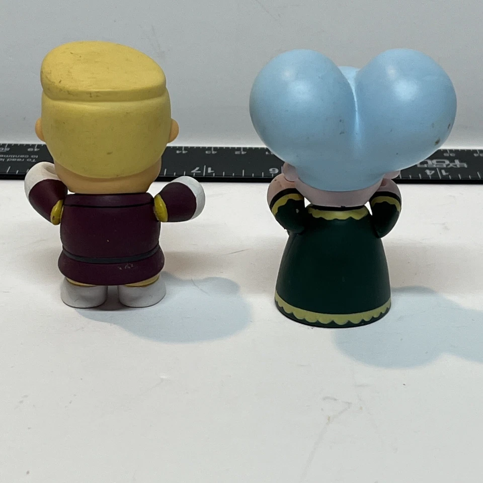 Kidrobot x Futurama, Serie 1: Lote de 2 juguetes figura vinilo acción 3,5” Zap & Mom Foto 2 de 2