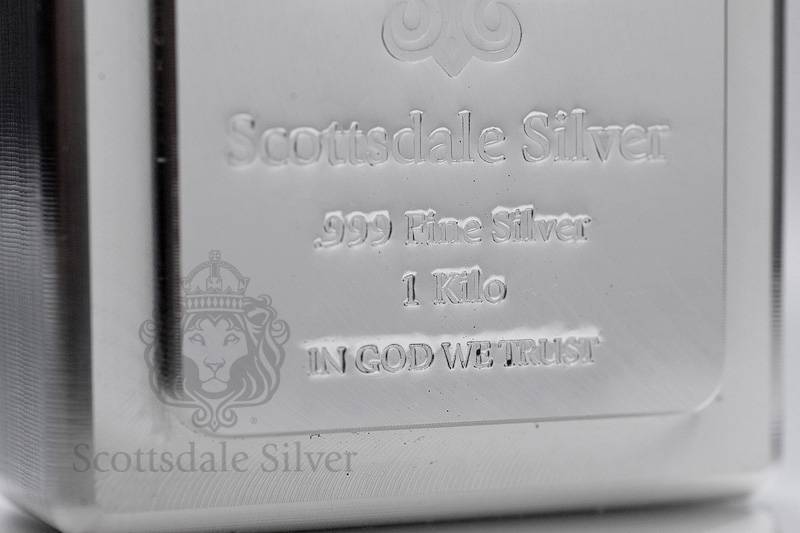 1 KILO Scottsdale STACKER® Silver Bar .999 Silver Bullion #A131 | eBay