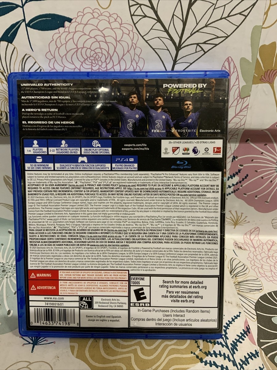 ⚽️ FIFA 22 - PlayStation 4 Electronic Arts🆕 OPEN BOX