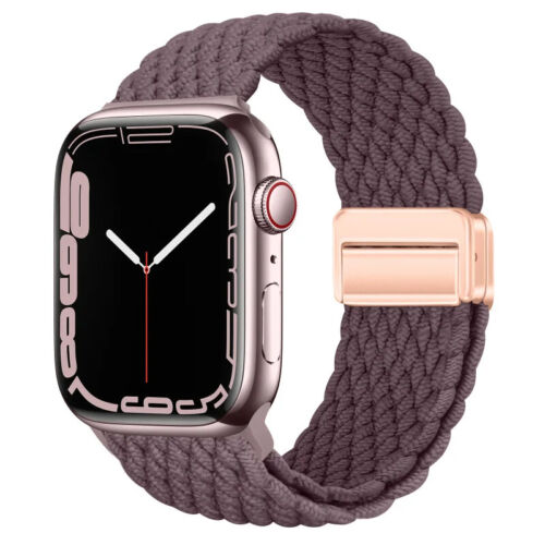Magnetic Nylon Loop Strap for Apple Watch Series 10 9 8 7 6 5 Ultra 2 SE Band - Picture 65 of 92