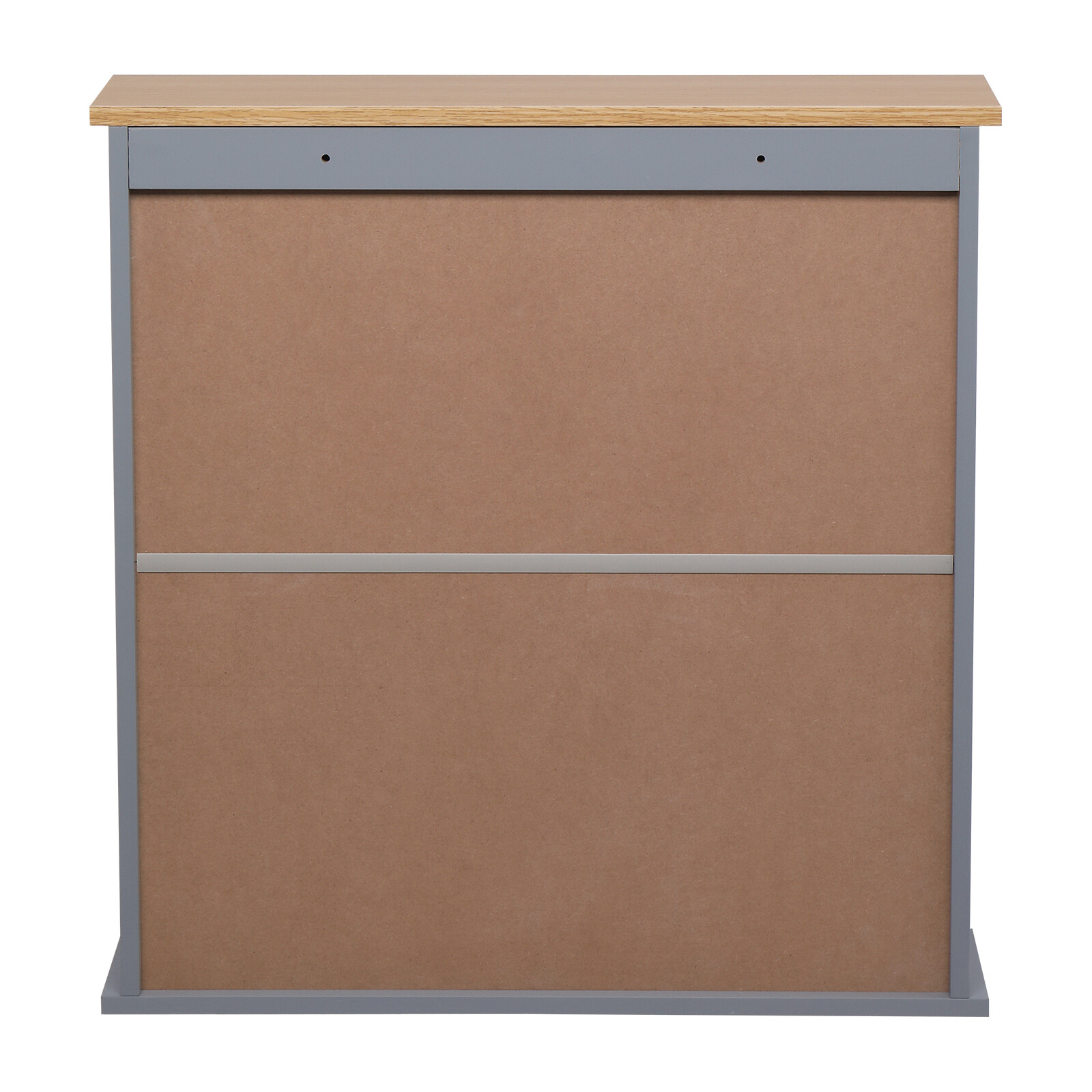 Bathroom Wall Storage 2 Door MDF Shelves Mirrored Cupboard Unit