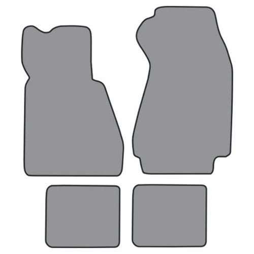 Floor Mats for 1993-1994 BMW 740i (BM510F FM18R) Cutpile 4Pc - Picture 11 of 21