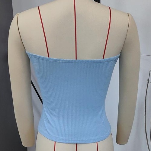 Women's Ribbed Knit Tank Top – Stretch Slim Summer Basic With Snap Buttons | Round Neck Solid Tops