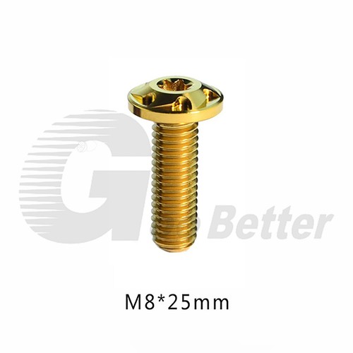 Titanium Disc Brake Rotor Bolts Torx T40 Head M8 x 20 25 30mm Motorcycle E-bike - Picture 14 of 33