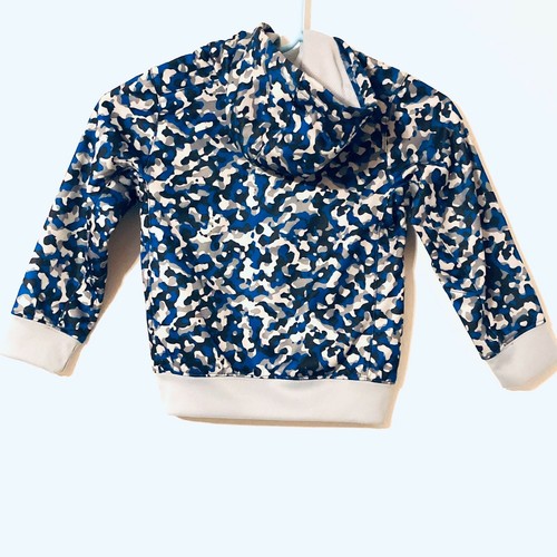 Nike Therma Fit Blue Camo Pullover Hoodie Boys Size 4T - Picture 5 of 7