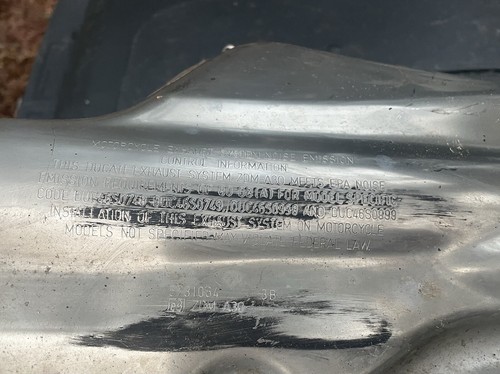 Ducati 799_999 S Exhaust End Silencer Zdm A30 Back Box Muffler 57310643B - 第 6/7 張圖片