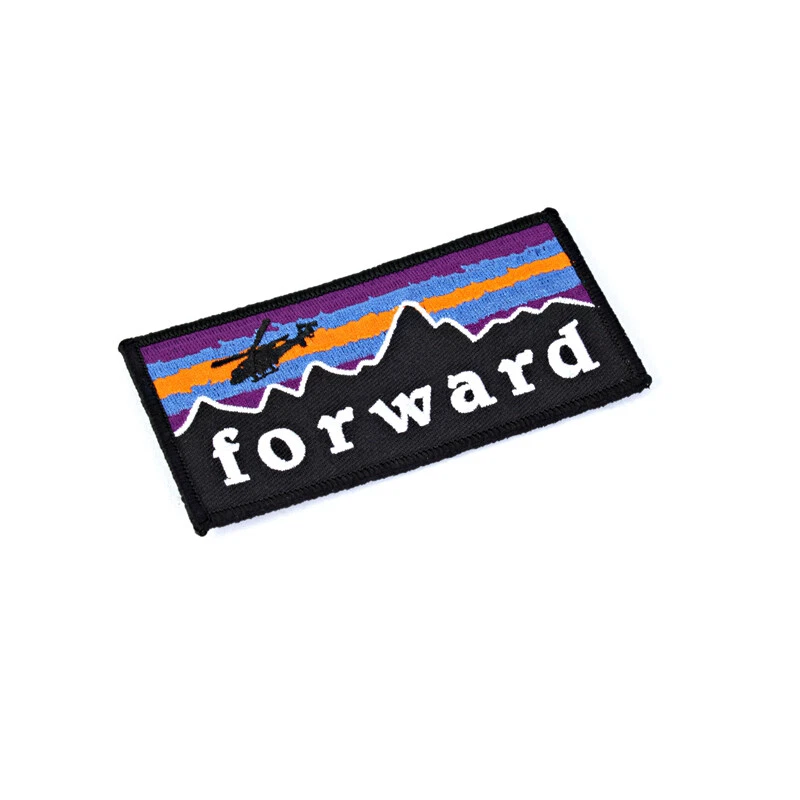 Pew Tactical Patch Forward Army Morale Patch Hook Military 4.4x2.2 inch Wargame  - Image 2 of 4