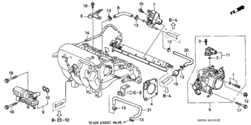 FOR HONDA IDLE AIR CONTROL VALVE 36450-P2J-J01 FOR IACV B-SERIES CIVIC VTI EK4 - Picture 2 of 7