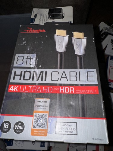 Rocketfish 8 Fuß HDMI KABEL ULTRA HD 4KX2K 18 GBPS NEU OPEN BOX RF-HG08501 - Bild 1 von 2