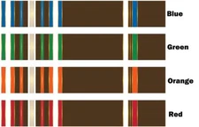 White Water Archery Traditional 16br Brown Crest Arrow Wraps 15 pc Length Width