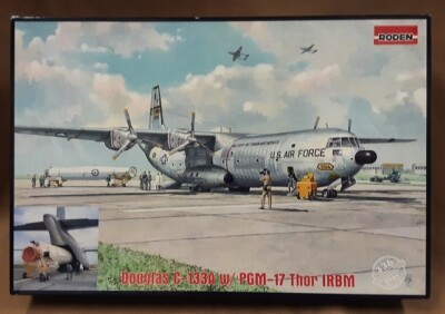 Roden 1/144 Douglas C-133A + PGM-17 Thor Airplane Kit # 336 Sealed