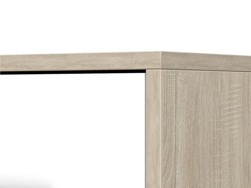 2er-Set Schwebetürenschrank ALBA I Kommode FRIDA MINI 01 Sonoma/Weiß - Bild 16 von 19