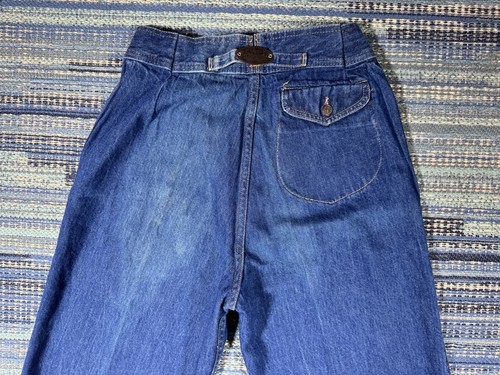 Vintage 70s Levi's Buckle Back High Rise Jeans RARE Womens Sz 27x33 Talon Zipper - Picture 5 of 17