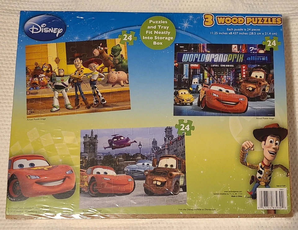 Rompecabezas de madera Buzz Lightyear de Disney Cars 3 rompecabezas 2013 72 piezas Foto 2 de 4