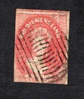Australia Tasmania  1857 stamp SG#25 START15%ONLY used CV=70$