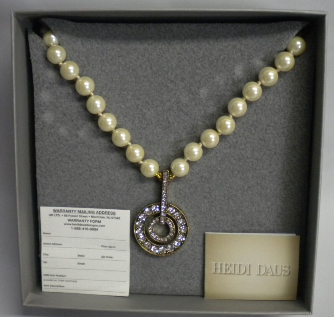 Signed Heidi Daus Infinity & Beyond Crystal Drop … - image 1