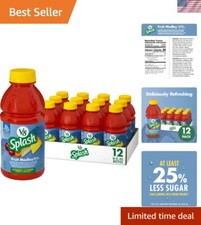 12 Bottles of Fruit Medley Juice Beverage - Delicious Flavor with Antioxidants
