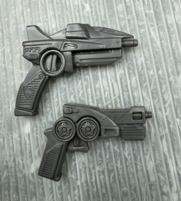 POWER RANGERS SPD GUN ACCESSORY PART LOT/2 for 12'' Talking Figure 2002 MMPR